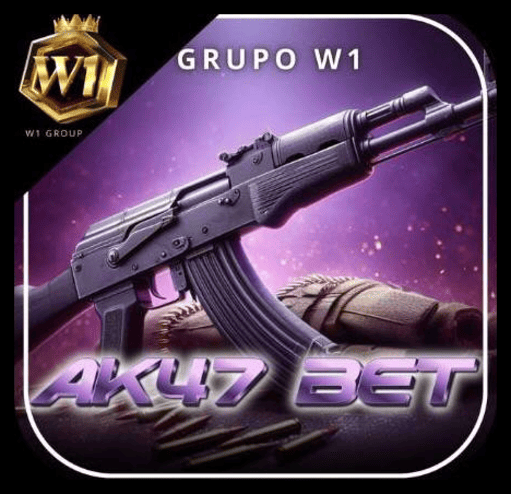 Imagem promocional da AK47BET mostrando a plataforma e suas vantagens